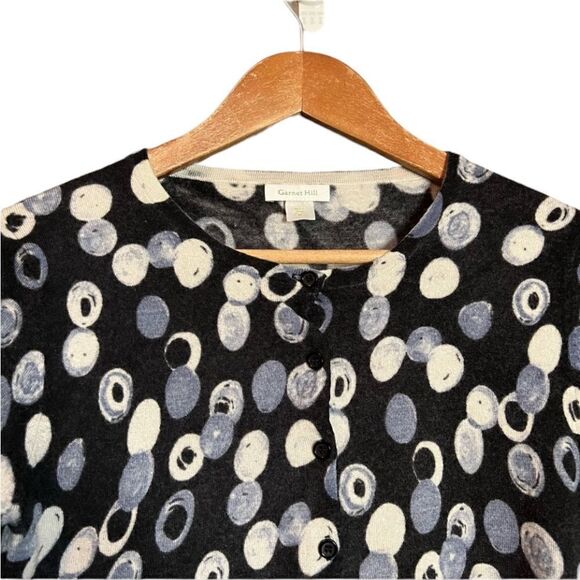 Garnet hill 100% merino wool  cardigan - Picture 2 of 11